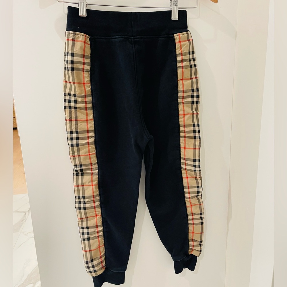 Burberry Kids Vintage Check Stripe Jogger Sweatpants